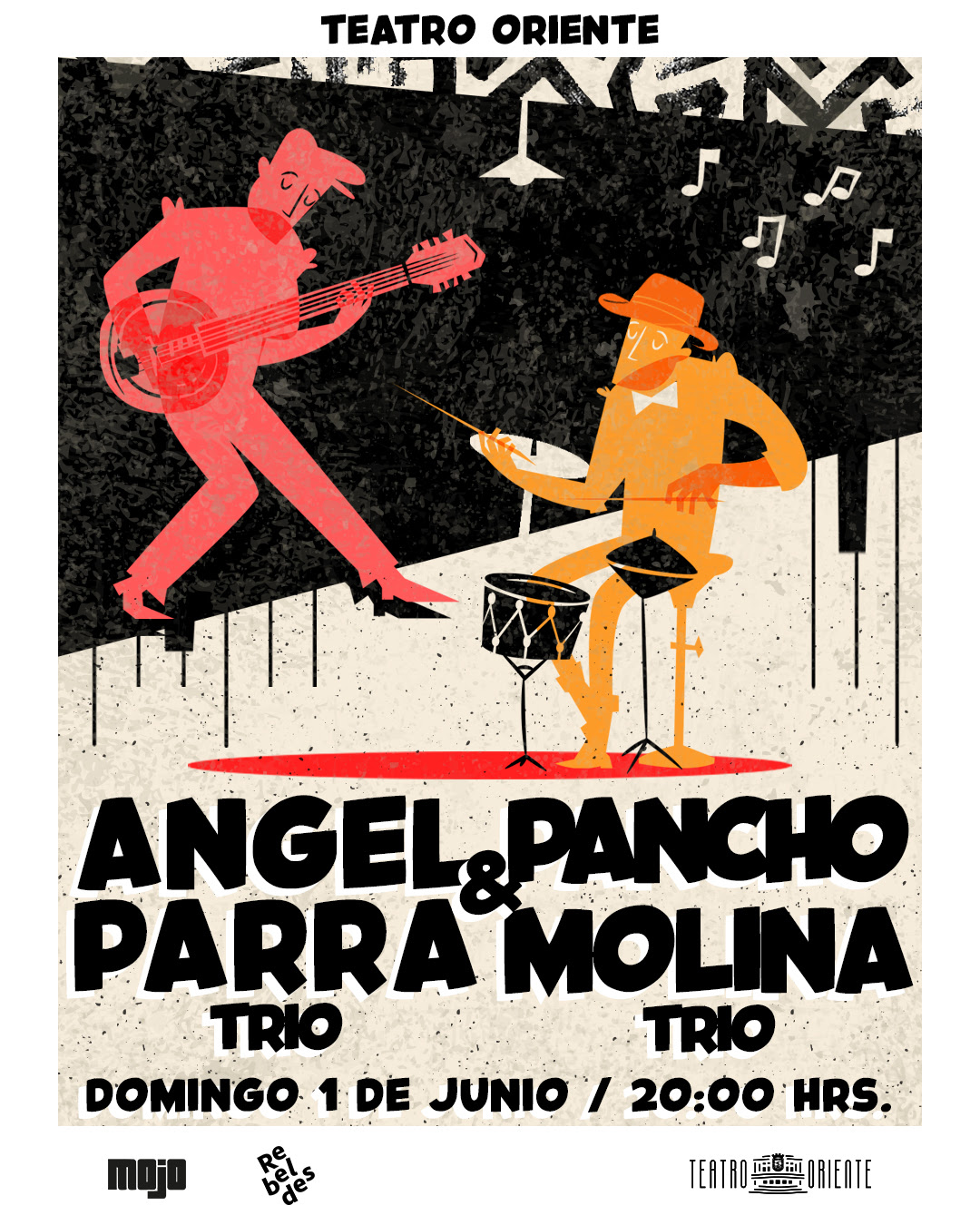 Imperdible: Ángel Parra Trío y Pancho Molina Trío llegarán al Teatro Oriente